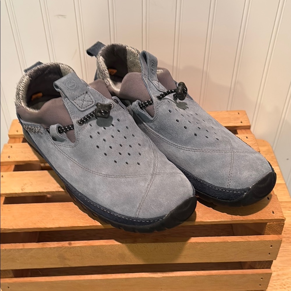 Timberland Blue Suede Smartwool Slip On   Casual Shoe Size 9
